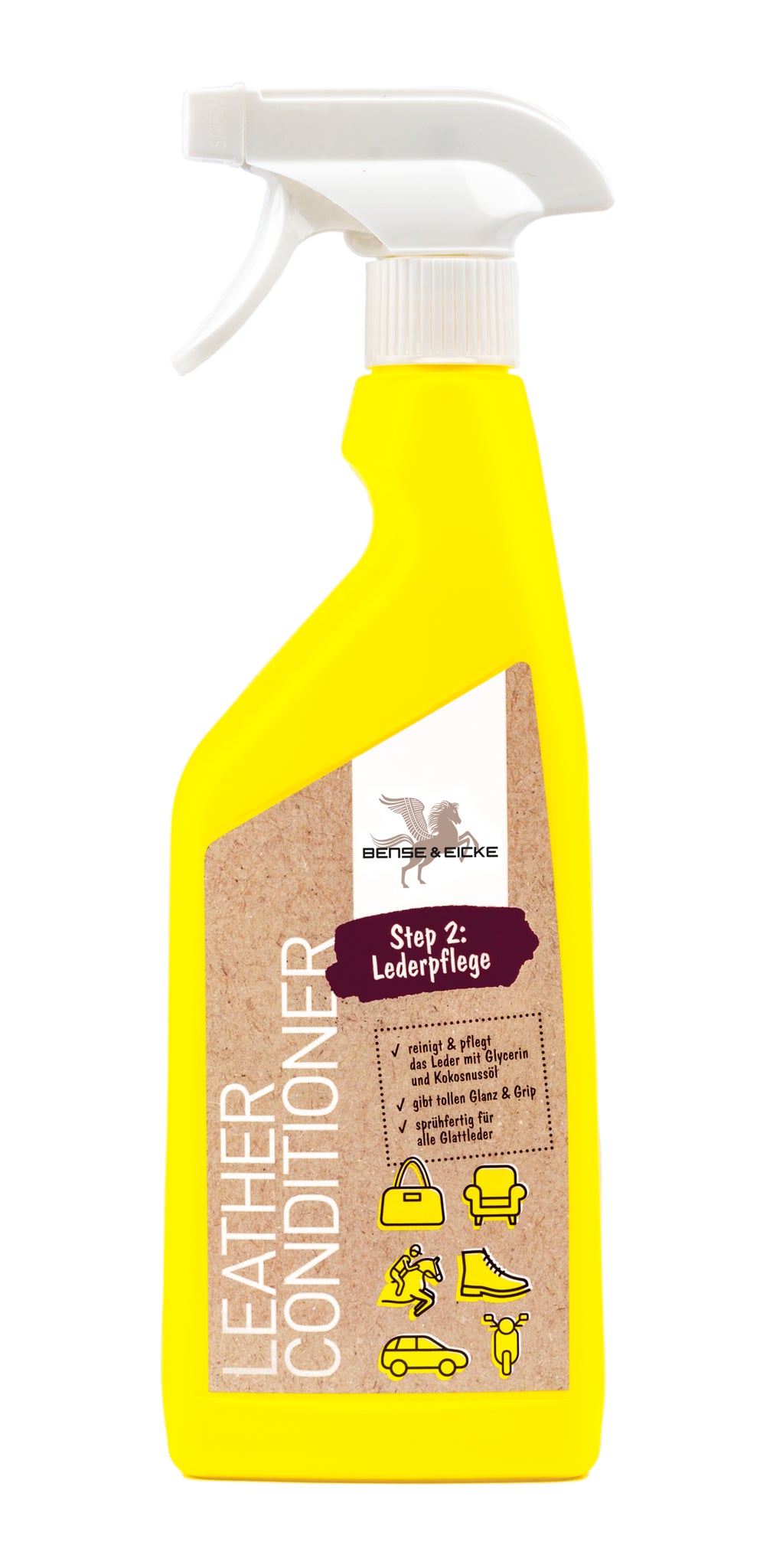 Bense & Eicke Leather Cleaner 500ml - Step 2