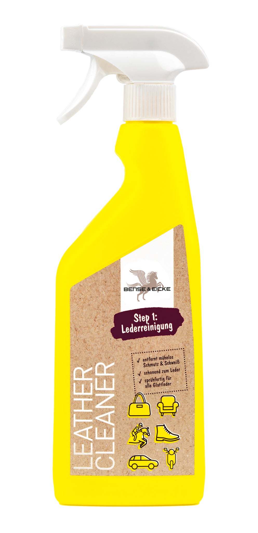 Bense & Eicke Leather Cleaner 500ml - Step 1