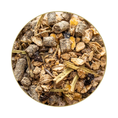 Abbildug Futterhaufen Hesta Mix Müslie