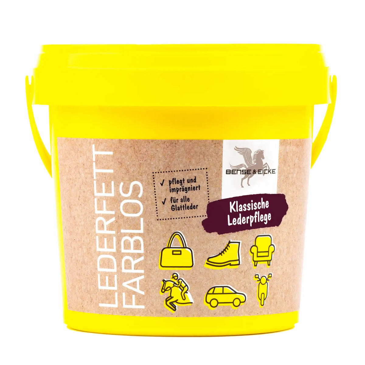 Bense & Eicke Lederfett farblos zur Lederpflege