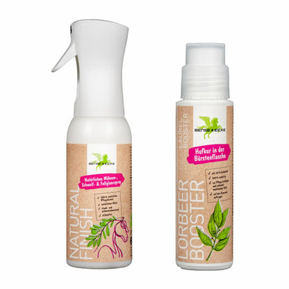 ense & Eicke Pflegeset mit LorbeerBooster 200 ml und Natural Finish 500 ml für die tägliche Pferdepflege