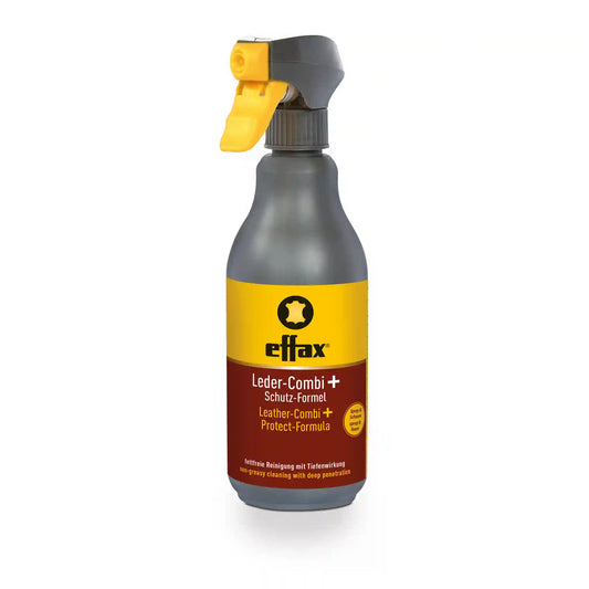 Effax Leder-Combi Plus Reiniger für Sattel und Trense mit Tiefenwirkung und Schutzformel für gepflegtes Leder