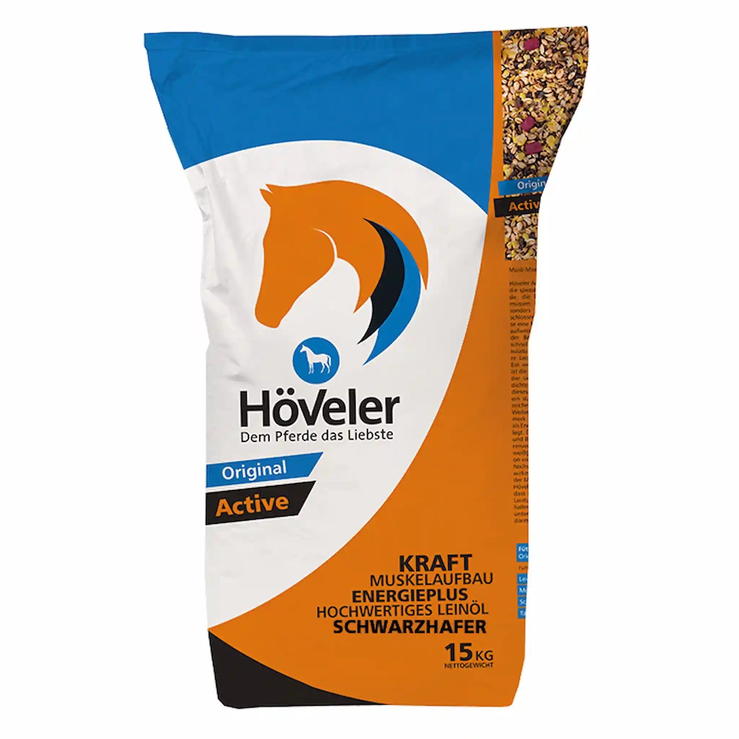 Höveler Active Kraftfutter für Sportpferde mit erhöhtem Energiebedarf im Training