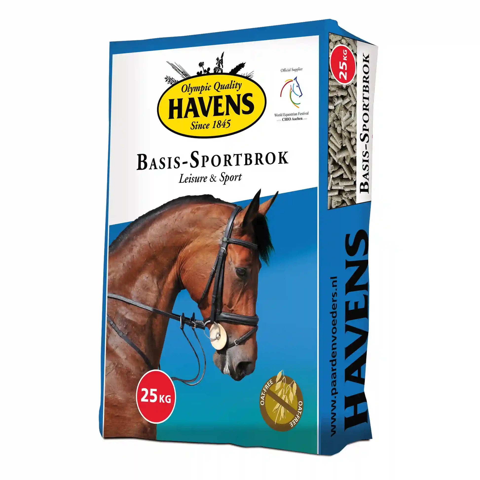 HAVENS Basis-Sportbrok haferfreies Pelletfutter für Freizeitpferde und Ponys mit moderatem Energiegehalt