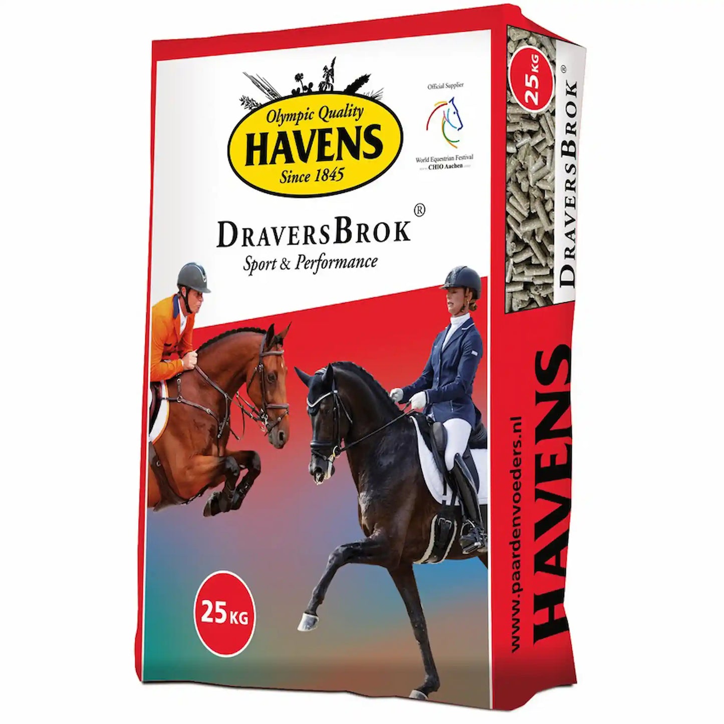 HAVENS DraversBrok Sportpellets für aktive Pferde mit hochwertiger Energie und Proteinen
