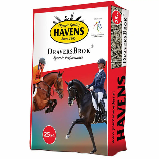 HAVENS DraversBrok Sportpellets für aktive Pferde mit hochwertiger Energie und Proteinen