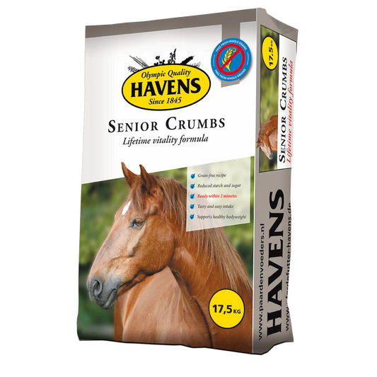 Havens Senior Crumbs Seniorfutter für ältere Pferde mit leicht einweichbaren Pellets