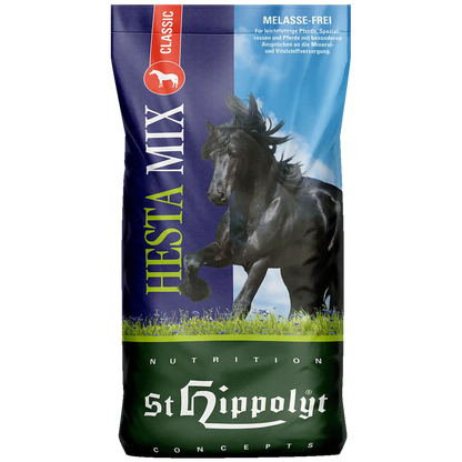 Hesta Mix Classic Pellets Pferdefutter für leichtfuttrige Pferde mit konzentrierten Nährstoffen