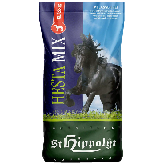 Hesta Mix Classic Pellets Pferdefutter für leichtfuttrige Pferde mit konzentrierten Nährstoffen