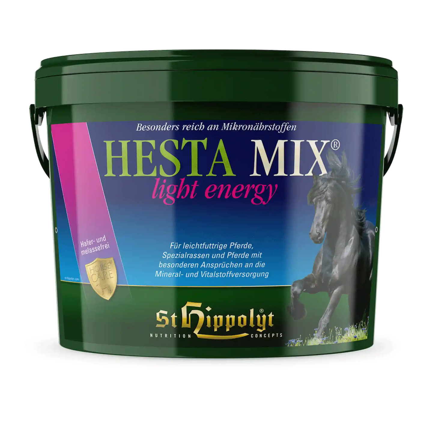 Hesta Mix Light Energy Pferdefutter für leichtfuttrige Pferde wie Haflinger und Isländer
