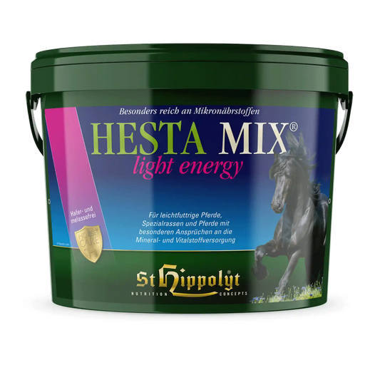 Hesta Mix Light Energy Pferdefutter für leichtfuttrige Pferde wie Haflinger und Isländer