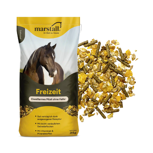 marstall Freizeit Müsli für Freizeitpferde im 20 kg Sack für eine ausgewogene tägliche Fütterung