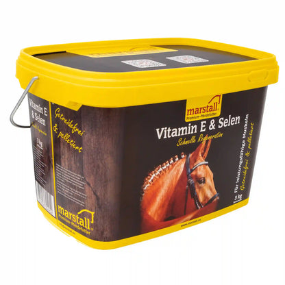 marstall Vitamin E und Selen Zusatzfutter mit organischem Selen für Pferde