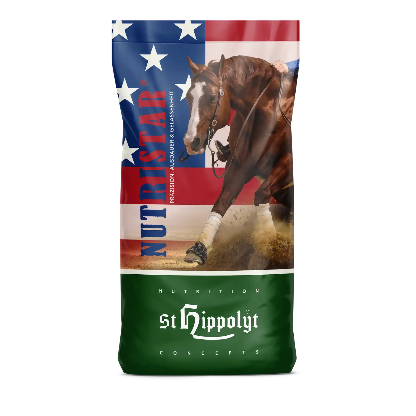 Nutri Star Pferdefutter für Muskelaufbau bei Westernpferden wie Quarter Horses und Appaloosas