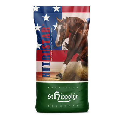 Nutri Star Pferdefutter für Muskelaufbau bei Westernpferden wie Quarter Horses und Appaloosas