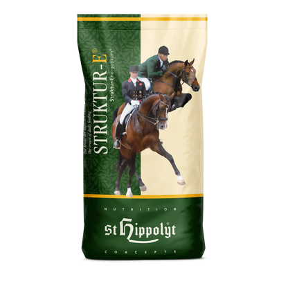 St. Hippolyt Struktur-E 20 kg Futtersack für die tägliche Versorgung von Sport- und Freizeitpferden