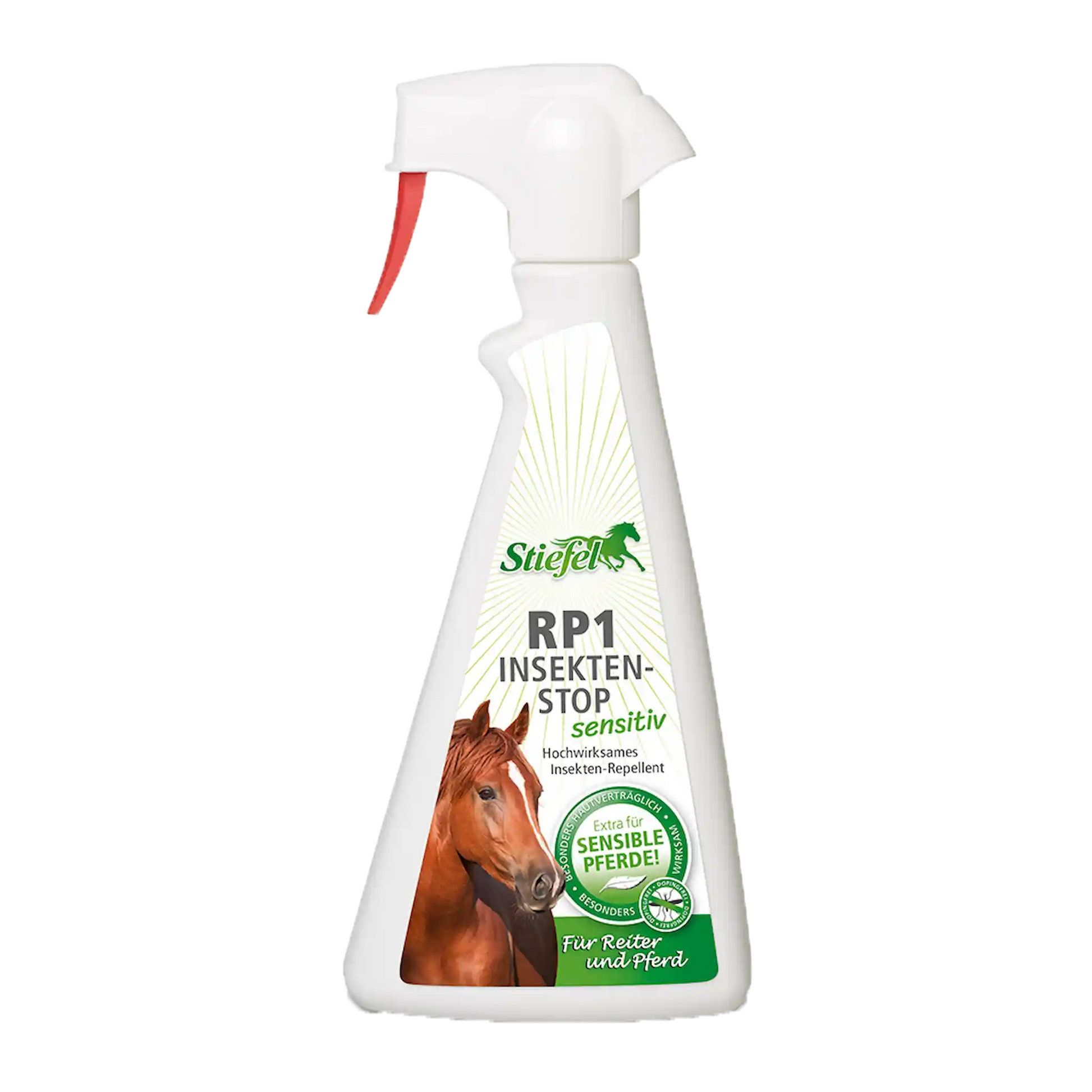 Stiefel RP1 Insekten Stop Sensitiv Spray für Pferde mit empfindlicher Haut und Insektenschutz