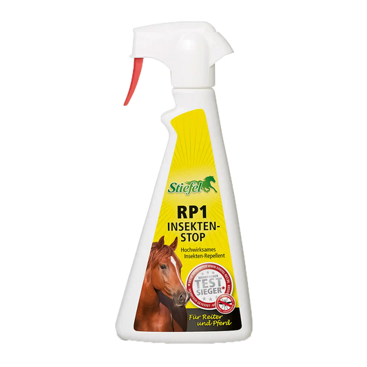 Stiefel RP1 Insekten Stop Spray für Pferde und Reiter zum Schutz vor Fliegen und Zecken