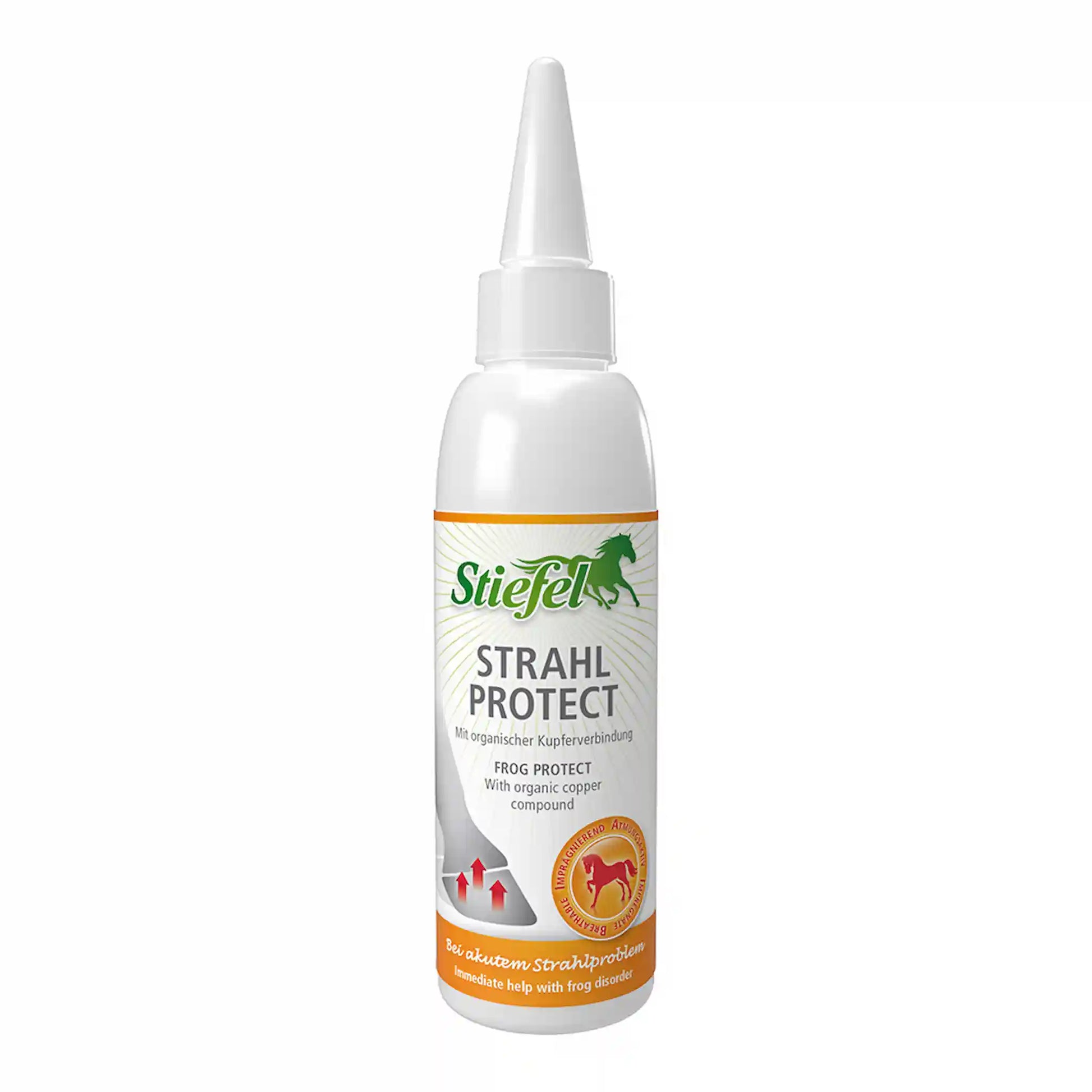 Stiefel Strahl Protect zur gezielten Pflege des Hufstrahls im Produktbild
