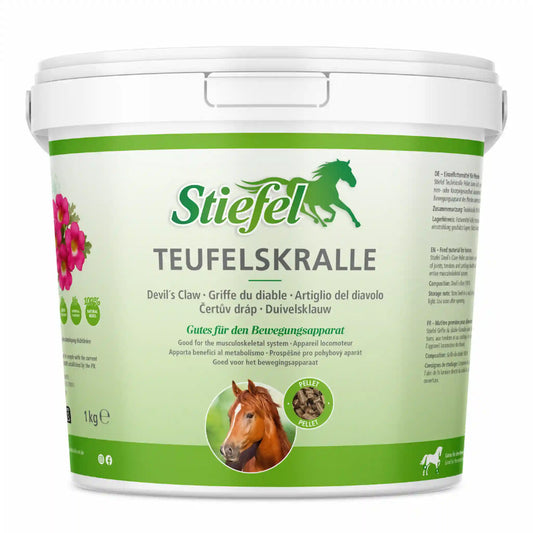 Stiefel Teufelskralle Pellets für Pferde zur Unterstützung von Gelenken und Beweglichkeit